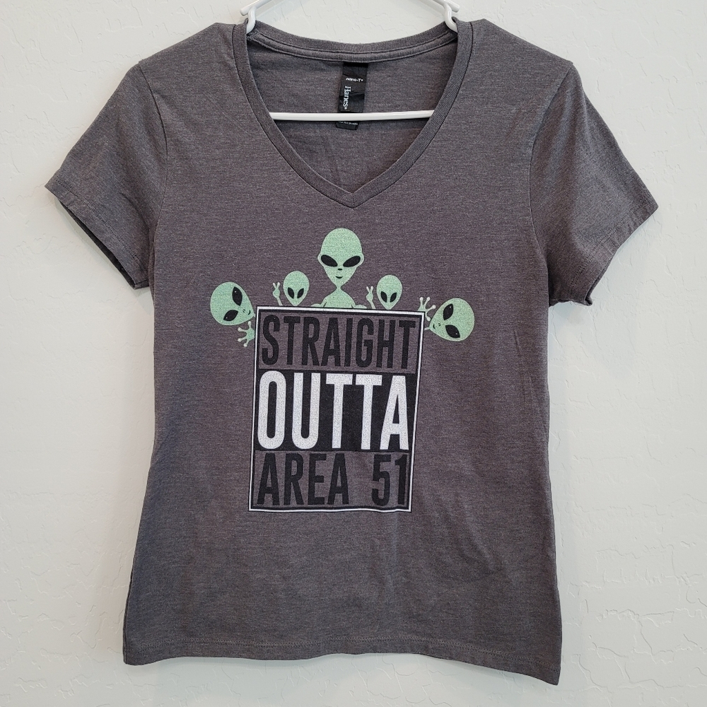 Hanes Gray Short Sleeves Graphic Tee Size XS